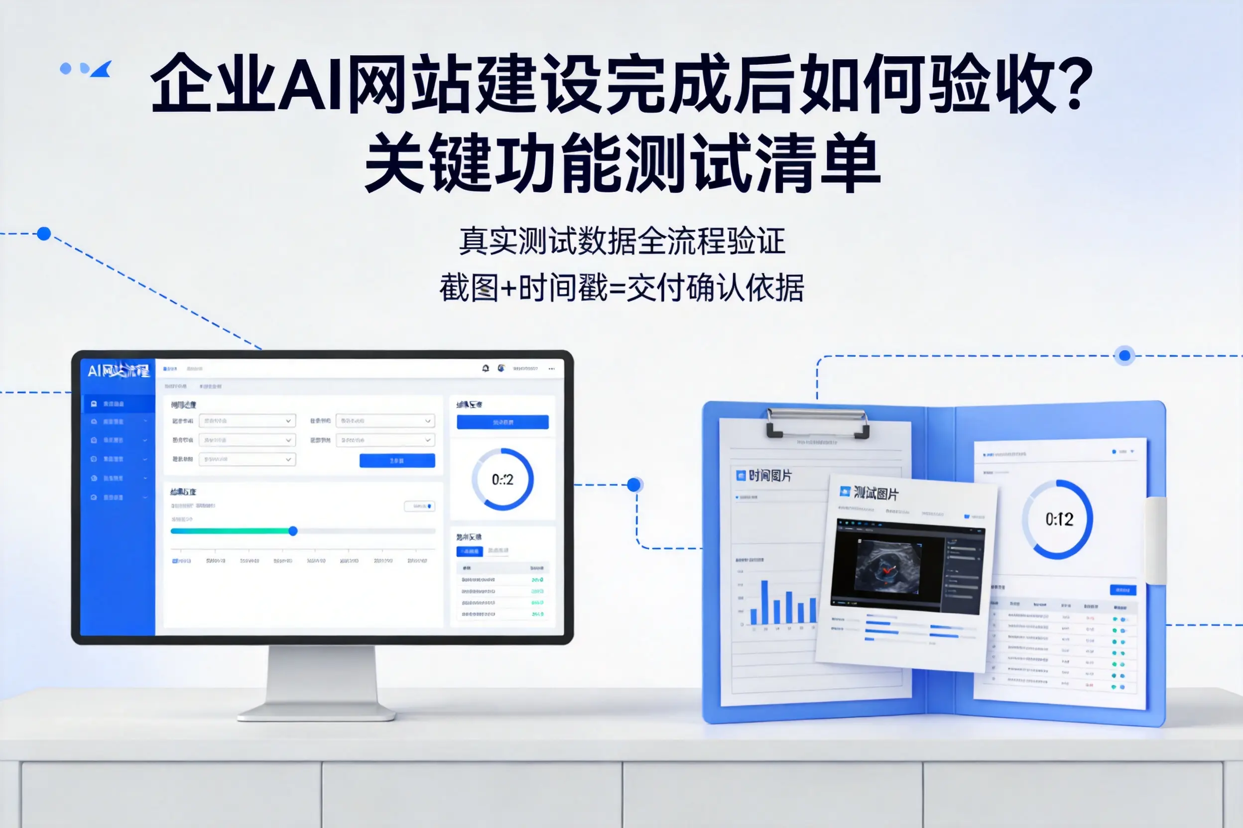 蚌埠企业AI网站建设完成后如何验收?关键功能测试清单