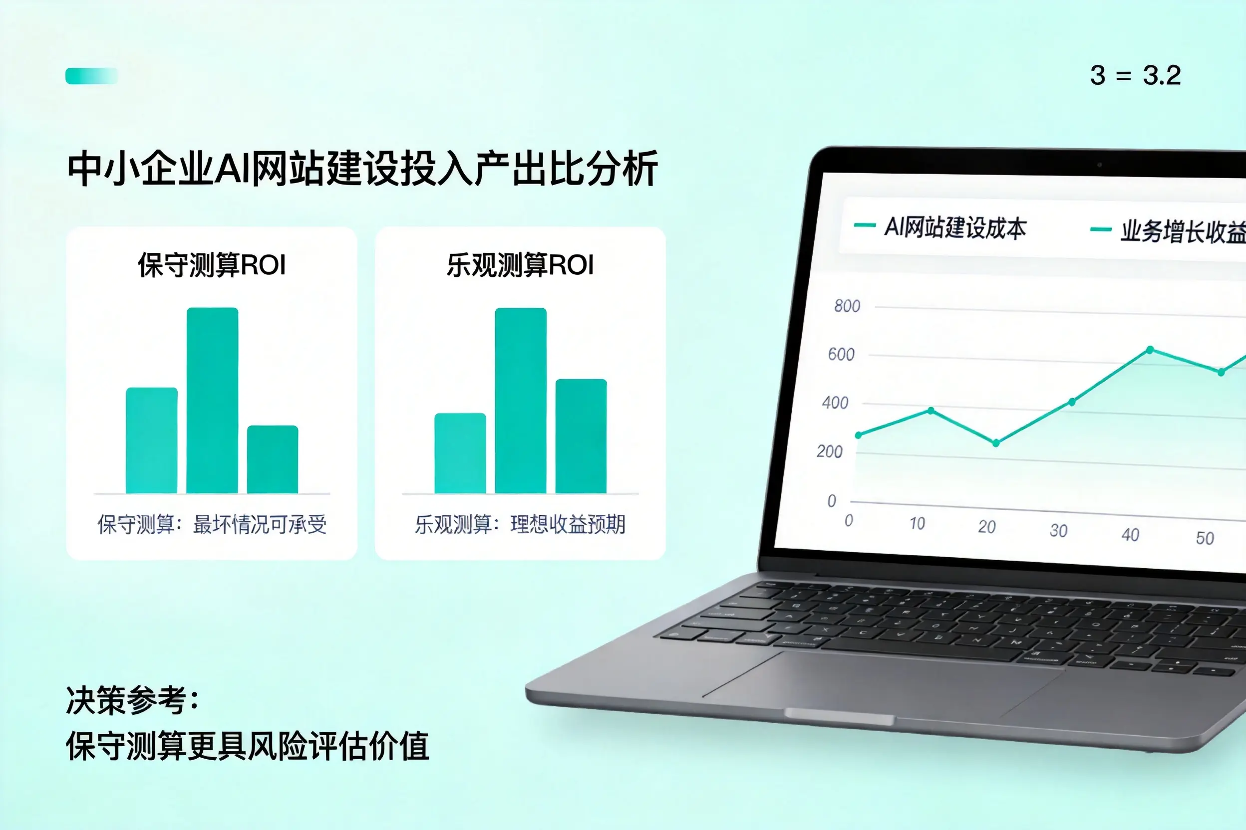 蚌埠中小企业AI网站建设投入产出比怎么算？先看这份分析