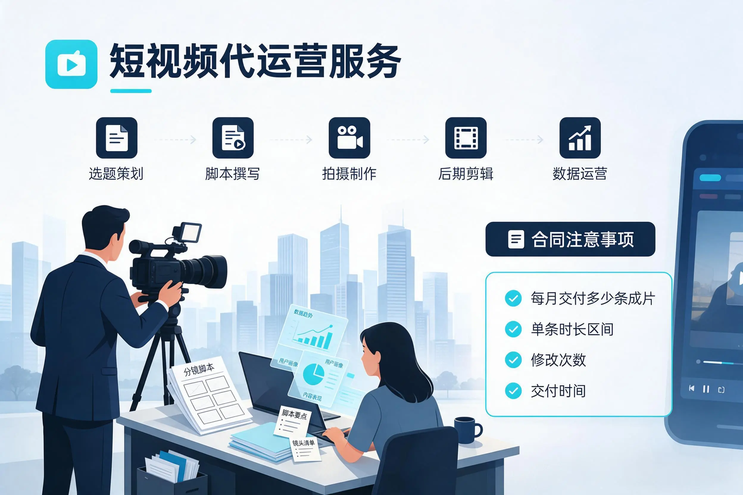 短视频代运营包含哪些服务？蚌埠企业常见问题科普