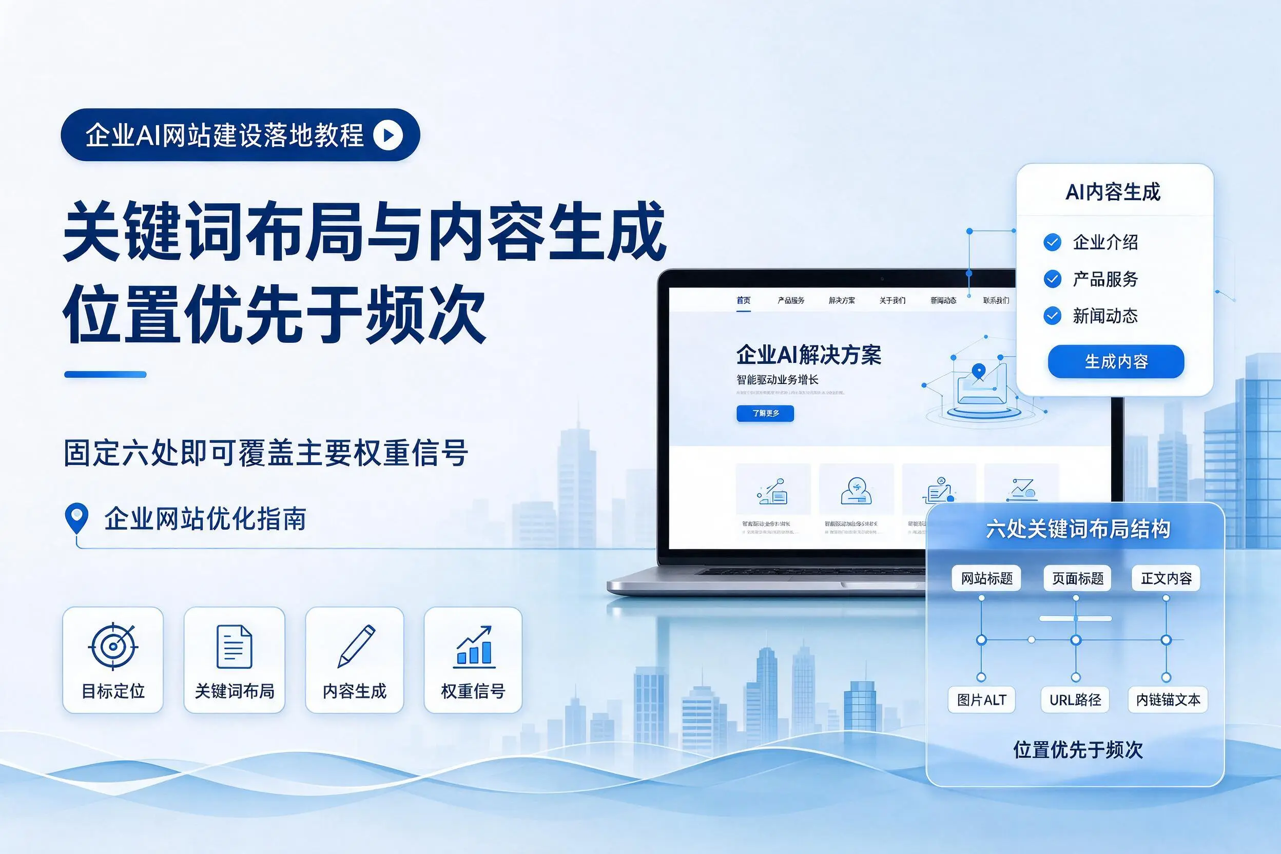 蚌埠企业AI网站建设落地教程：关键词布局与内容生成