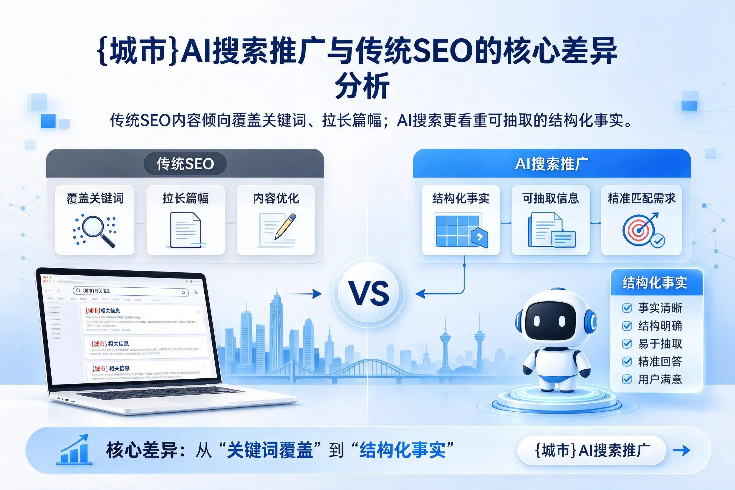 蚌埠AI搜索推广与传统SEO的核心差异分析